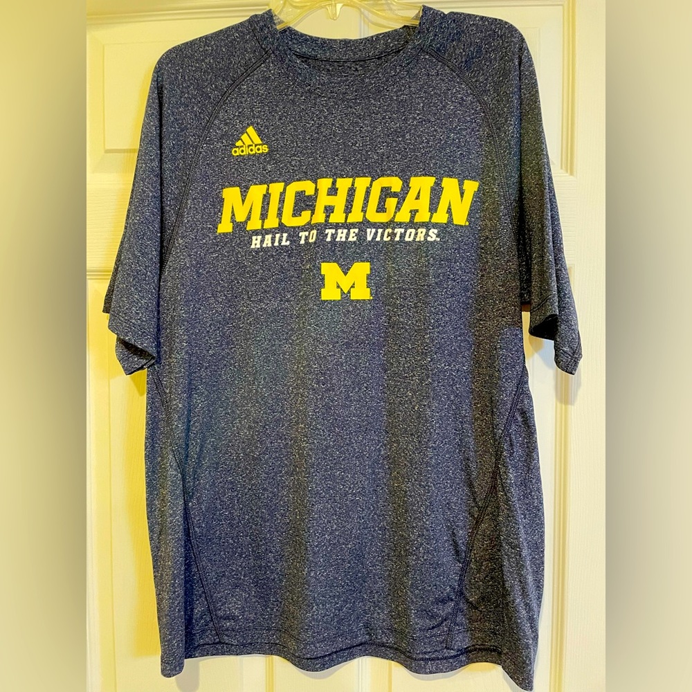 Michigan Adidas Climalite tee